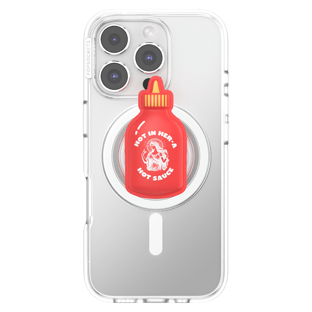 Wholesale cell phone accessory PopSockets - PopGrip MagSafe Circle - Hot Sauce