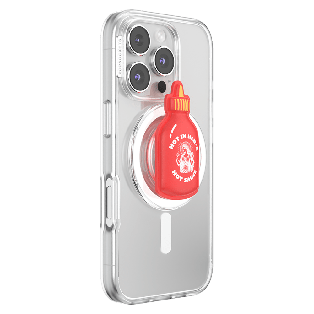 Wholesale cell phone accessory PopSockets - PopGrip MagSafe Circle - Hot Sauce