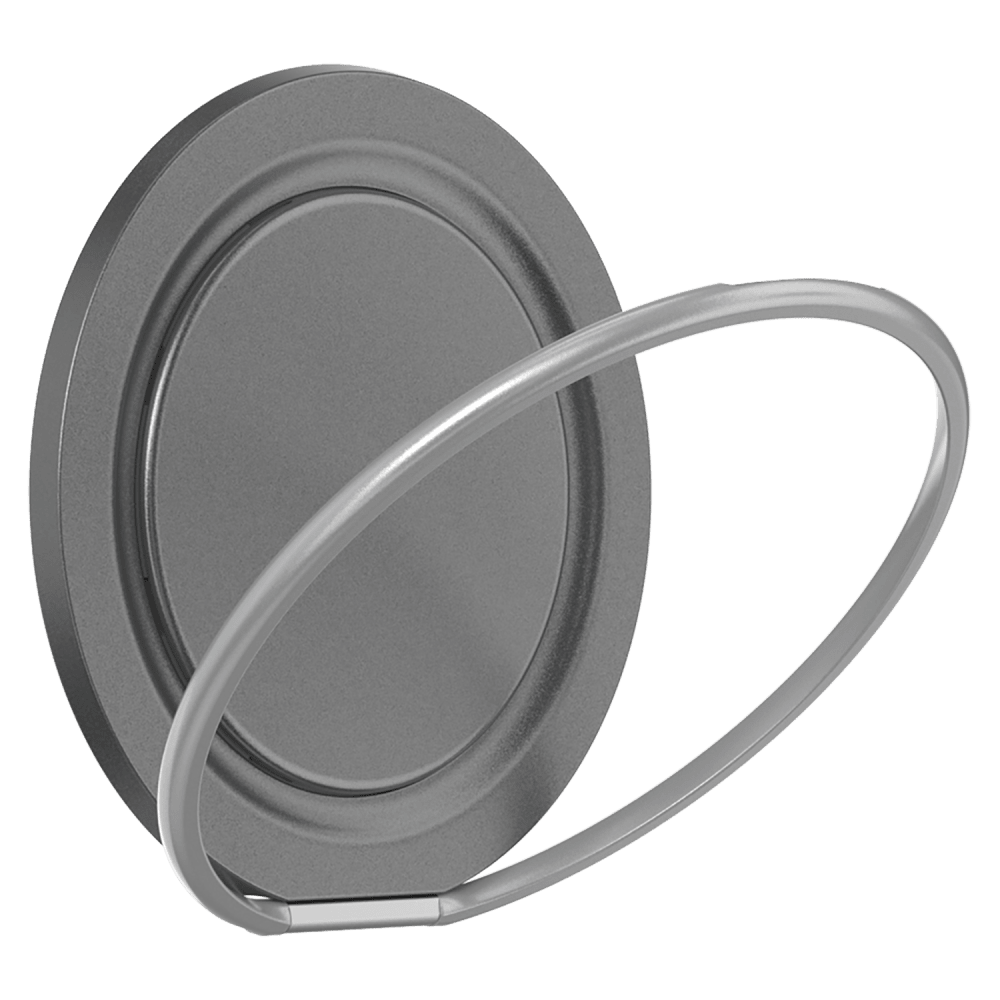 Wholesale cell phone accessory PopSockets - PopGrip Low Profile MagSafe Circle - Gunmetal