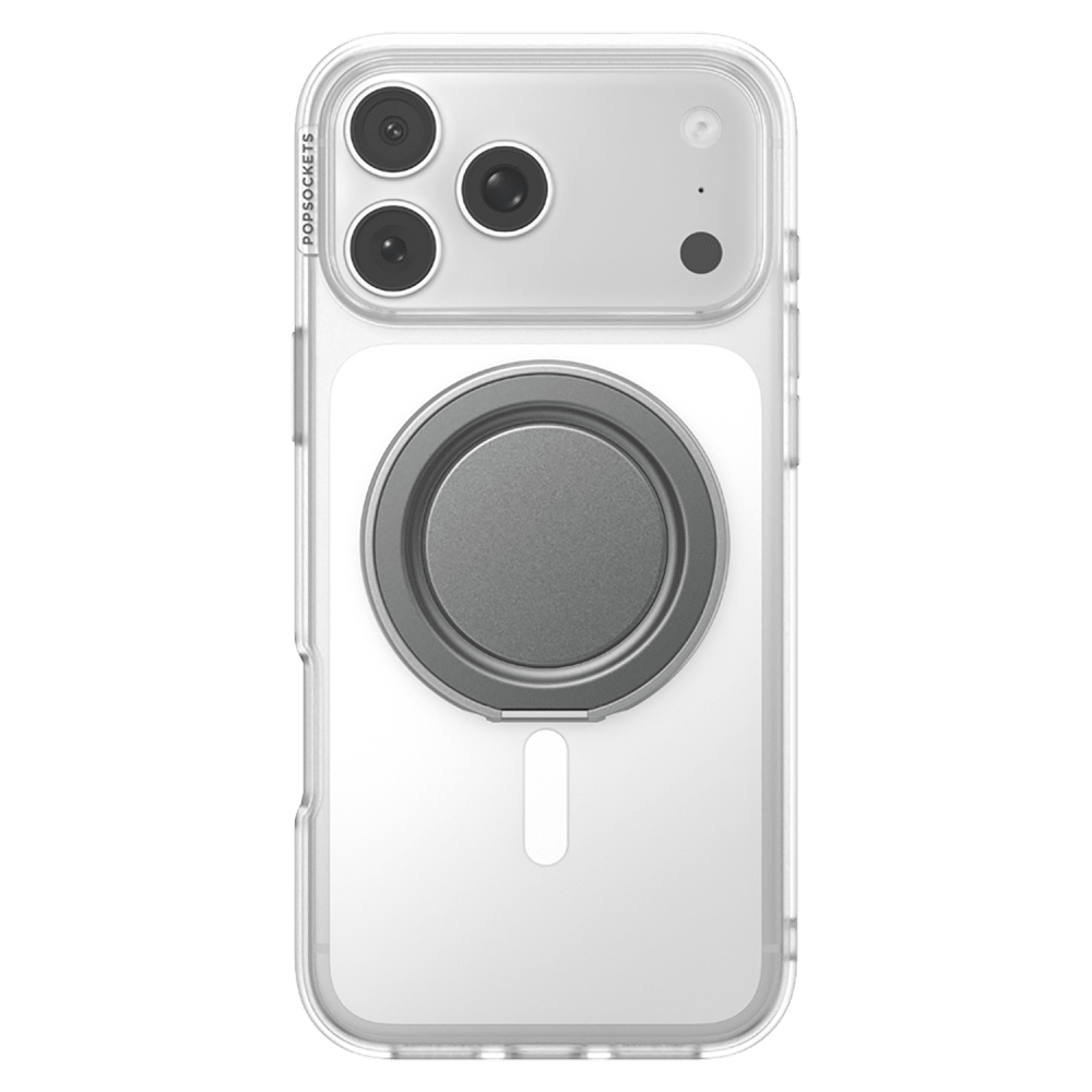 Wholesale cell phone accessory PopSockets - PopGrip Low Profile MagSafe Circle - Gunmetal