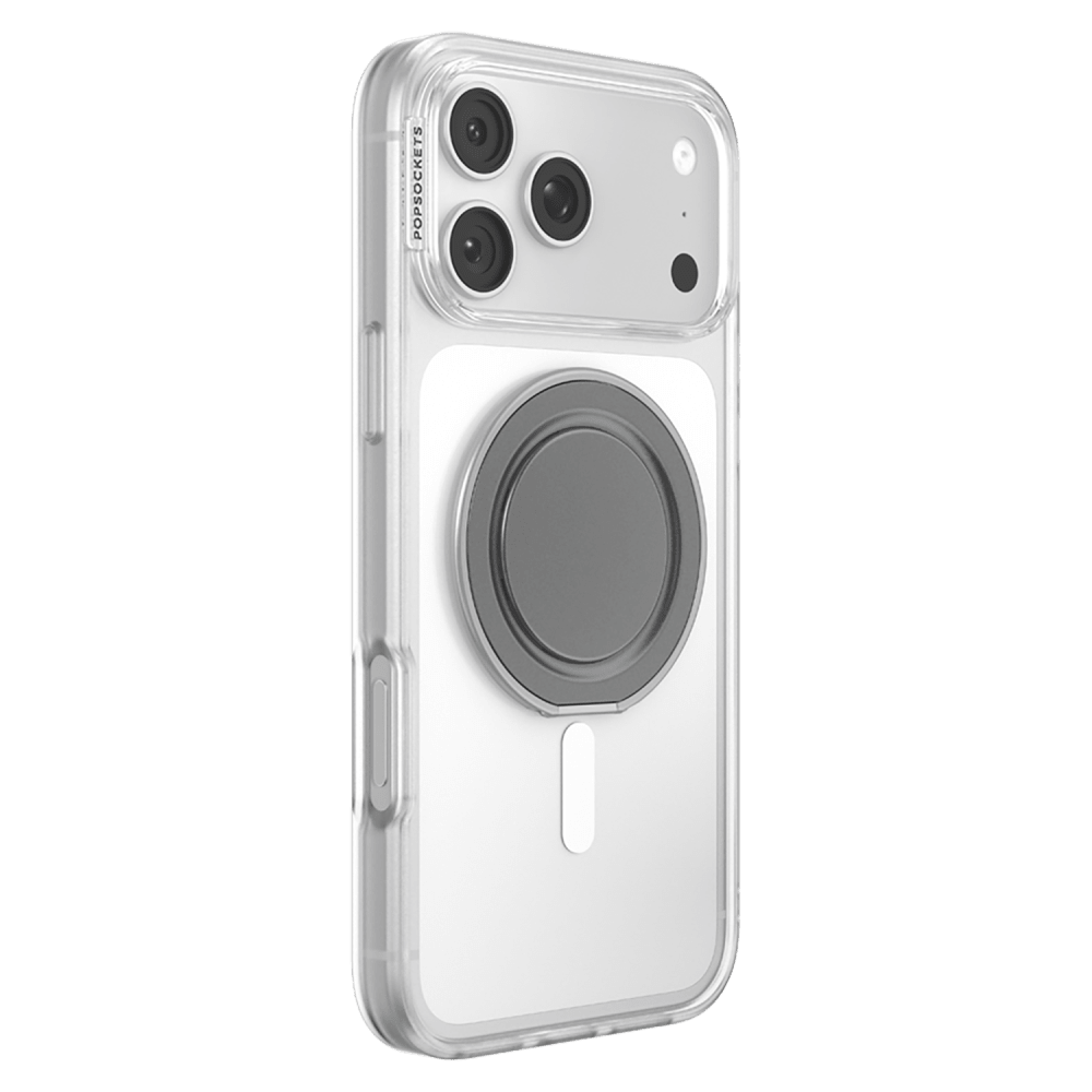 Wholesale cell phone accessory PopSockets - PopGrip Low Profile MagSafe Circle - Gunmetal