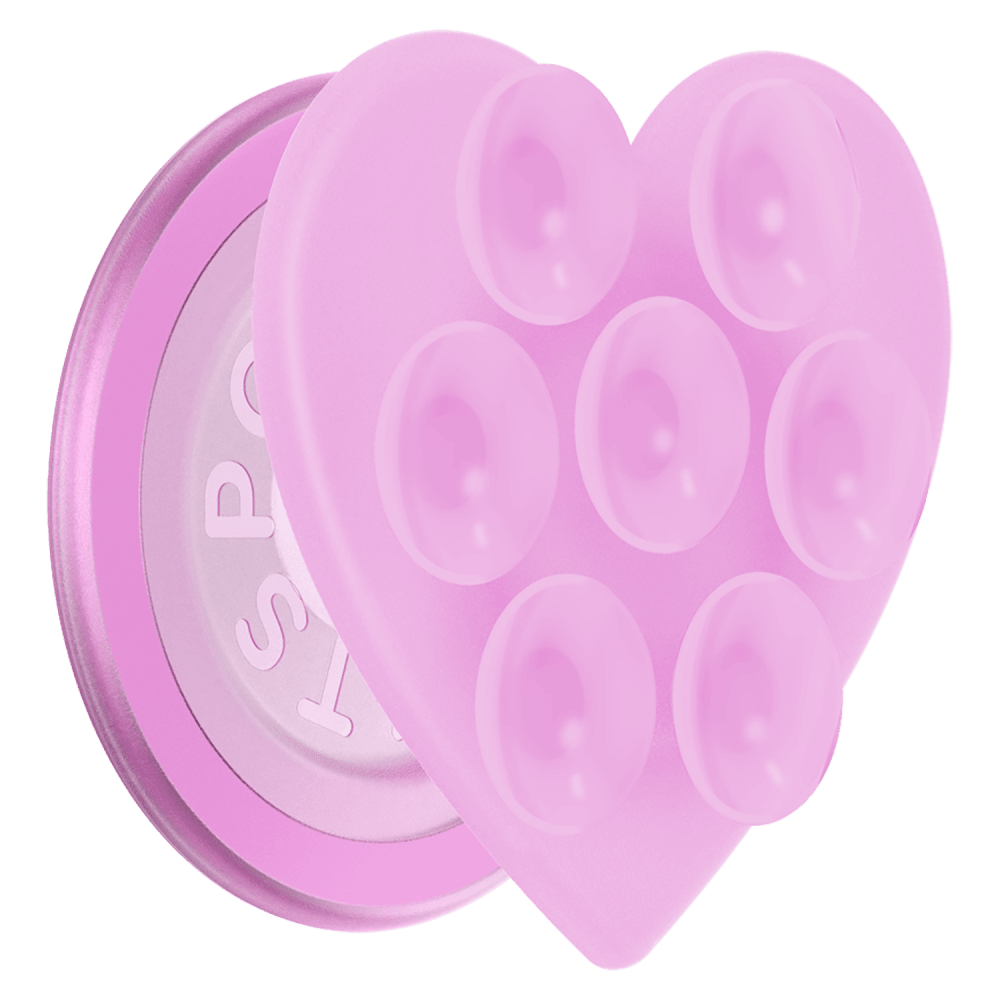Wholesale cell phone accessory Popsockets - MagSafe PopGrip Suck-Up Heart - Baby Pink