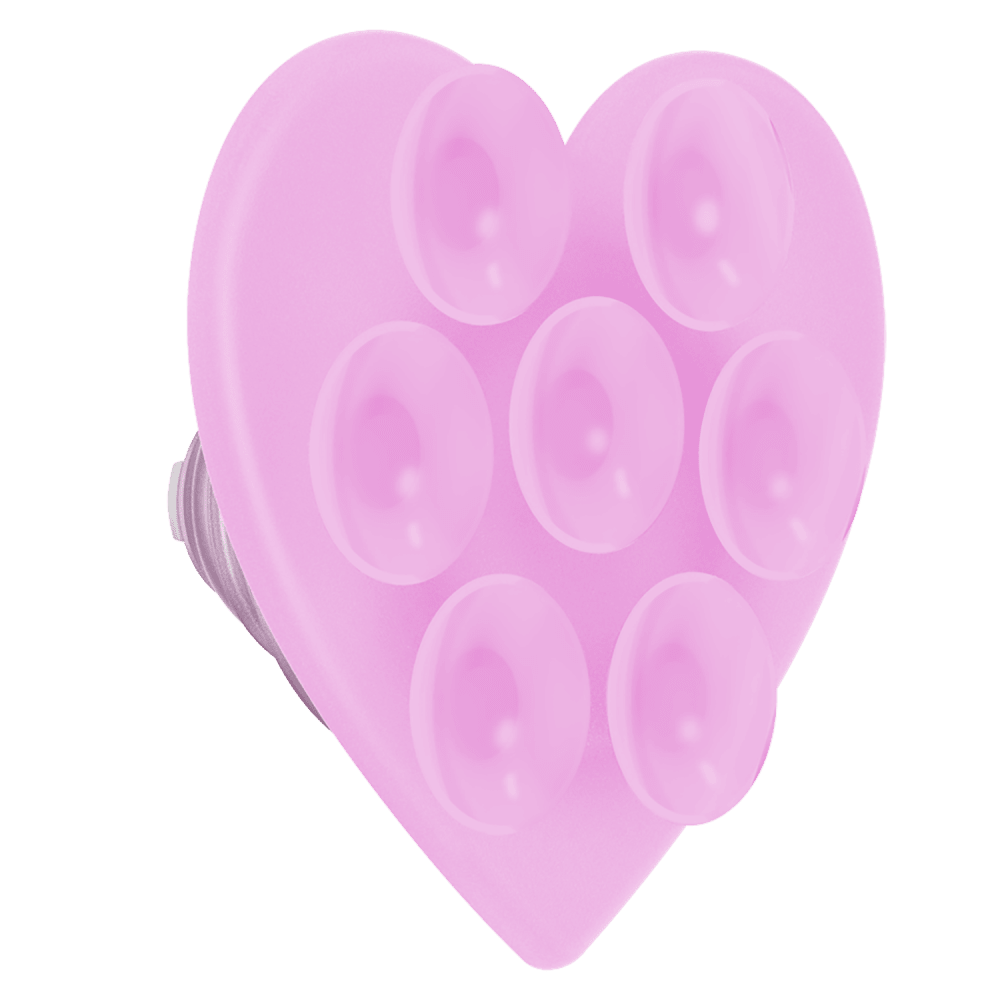 Wholesale cell phone accessory Popsockets - MagSafe PopGrip Suck-Up Heart - Baby Pink