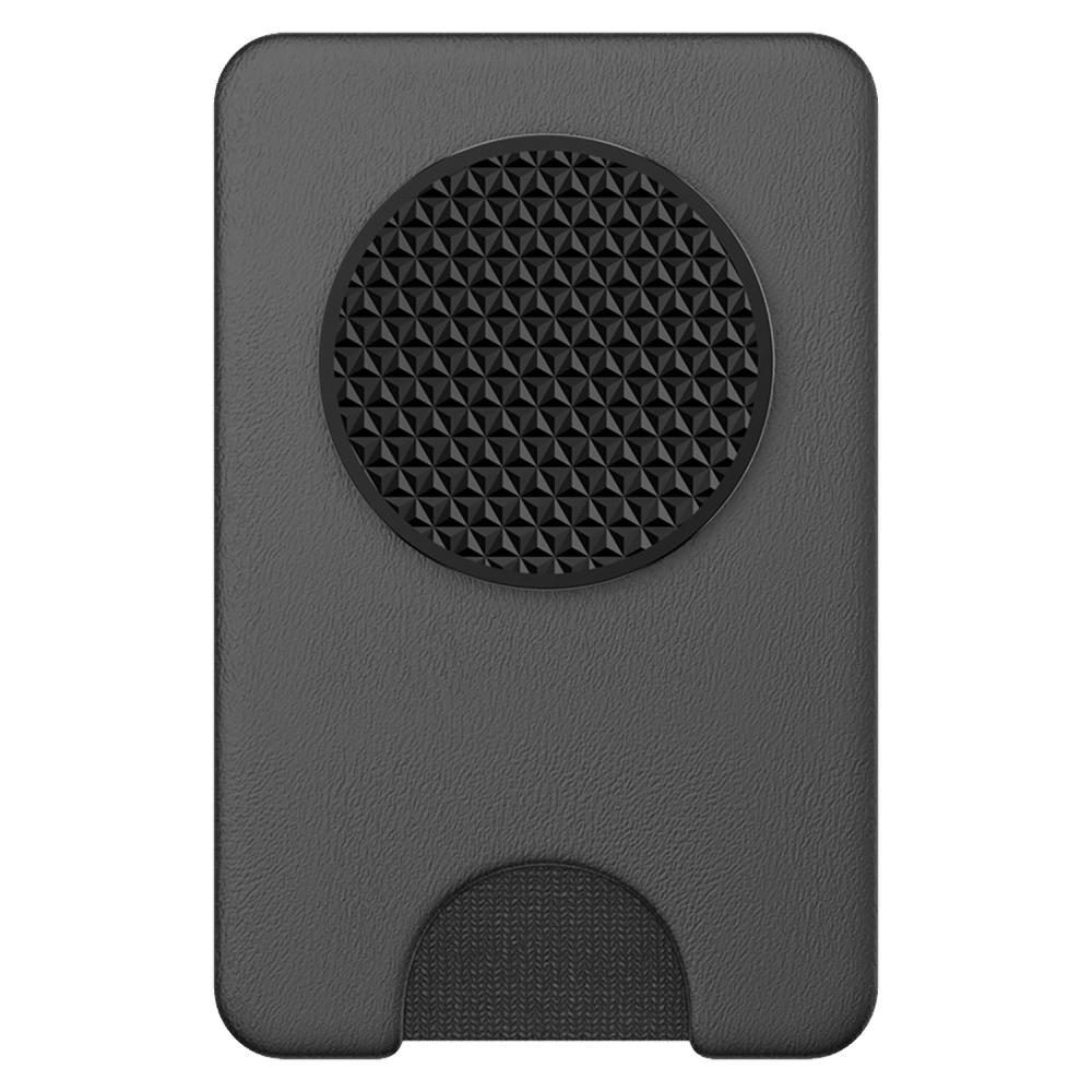 Wholesale cell phone accessory Popsockets - Kick-Out PopWallet Plus - Knurl Black