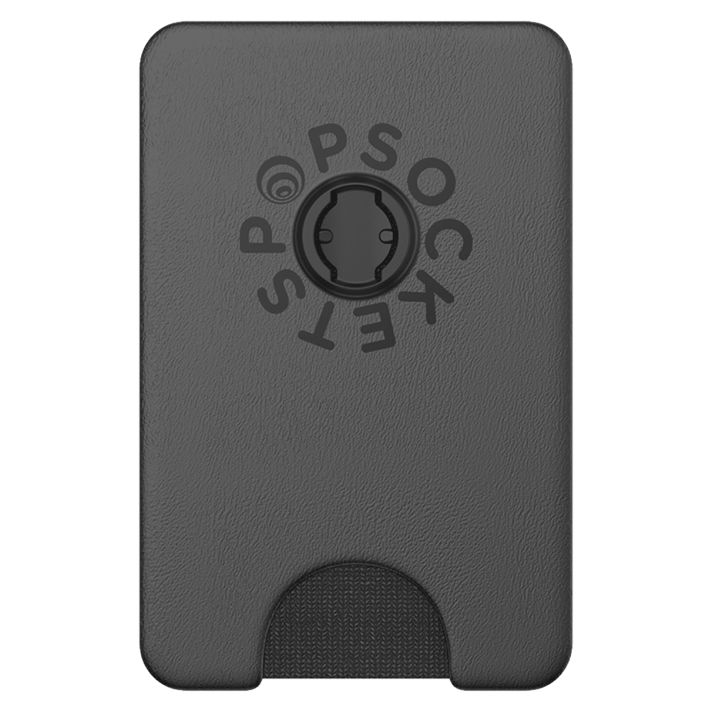 Wholesale cell phone accessory Popsockets - Kick-Out PopWallet Plus - Knurl Black