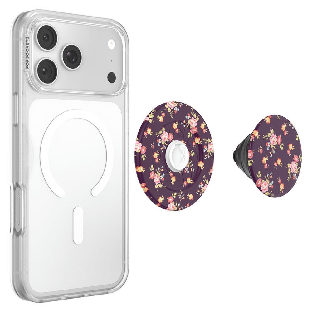Wholesale cell phone accessory Popsockets - MagSafe PopGrip - Ditsy Floral Noir