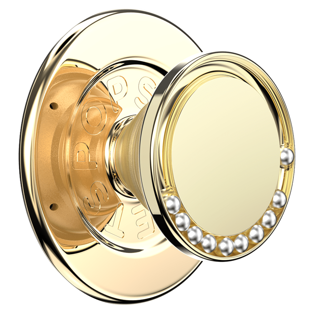 Wholesale cell phone accessory Popsockets - MagSafe PopGrip -  Enamel Track Star Gold