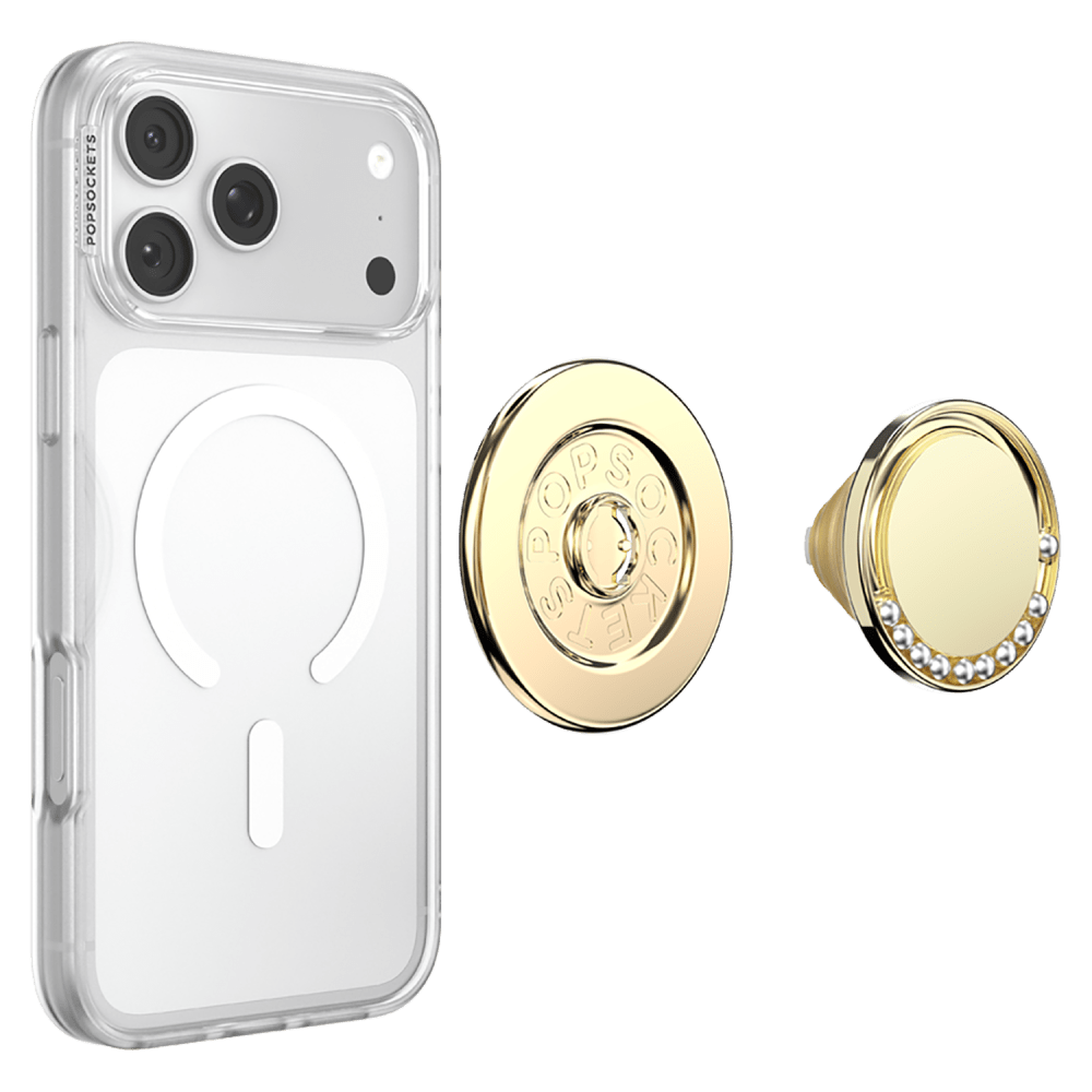 Wholesale cell phone accessory Popsockets - MagSafe PopGrip -  Enamel Track Star Gold