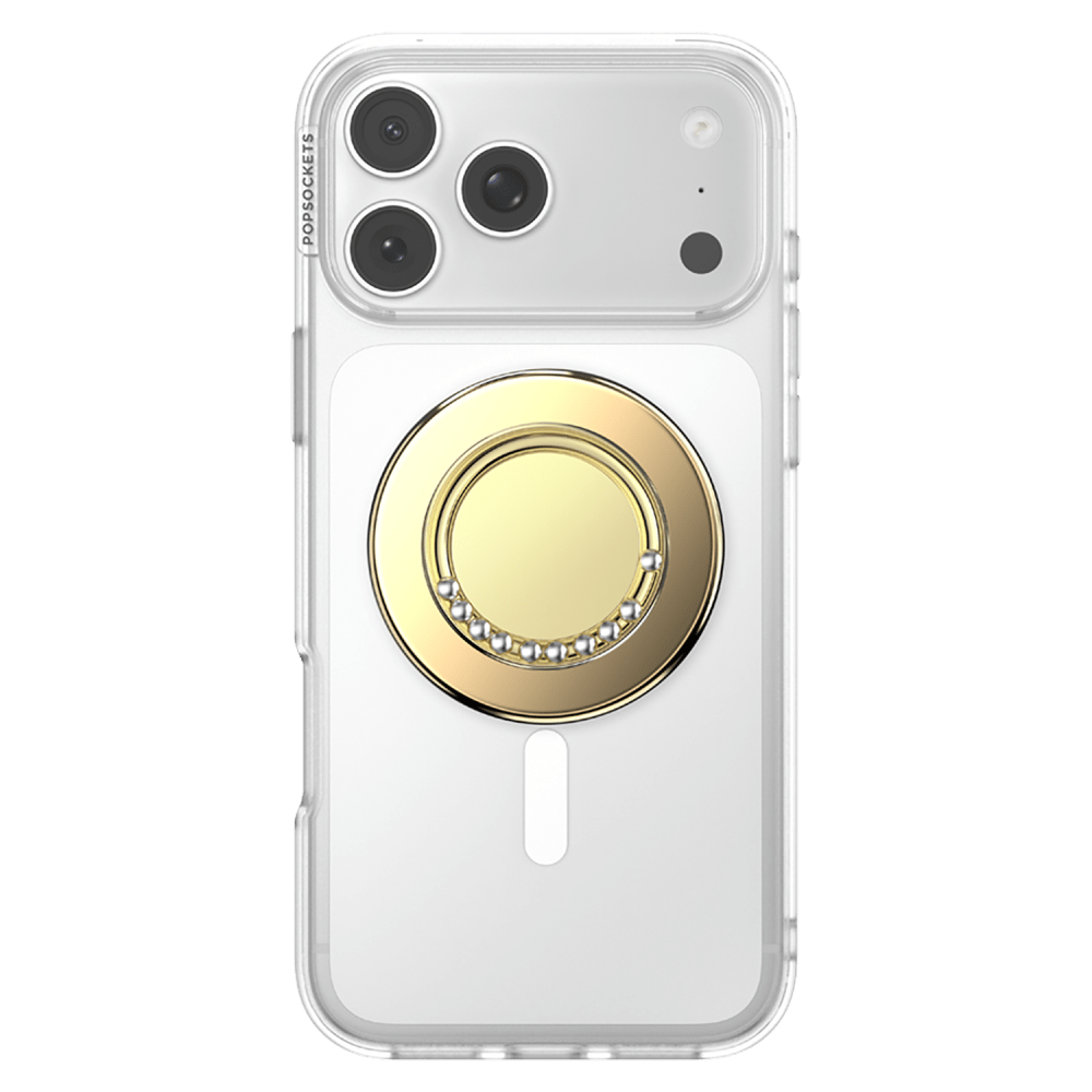 Wholesale cell phone accessory Popsockets - MagSafe PopGrip -  Enamel Track Star Gold