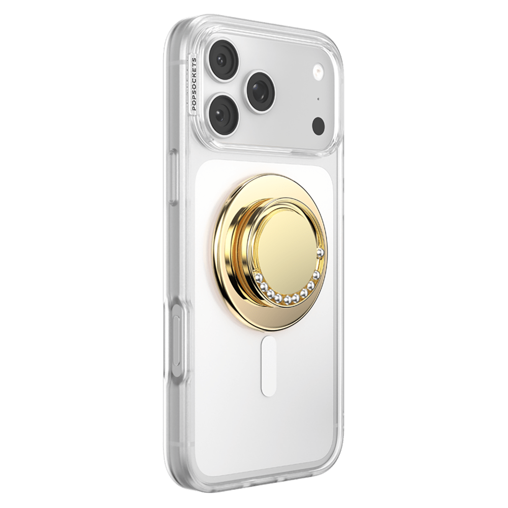 Wholesale cell phone accessory Popsockets - MagSafe PopGrip -  Enamel Track Star Gold