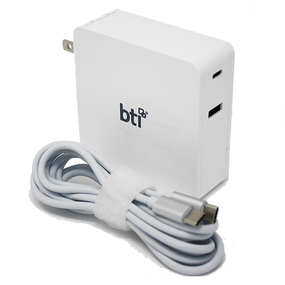 Wholesale cell phone accessory BTI - AC Adapter 87W for USB Type C Laptops - Not Retail Packaged