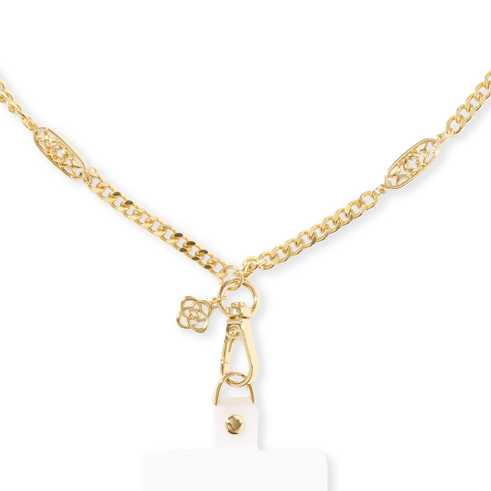 Wholesale cell phone accessory Kendra Scott - Phone Crossbody - Gold Filigree