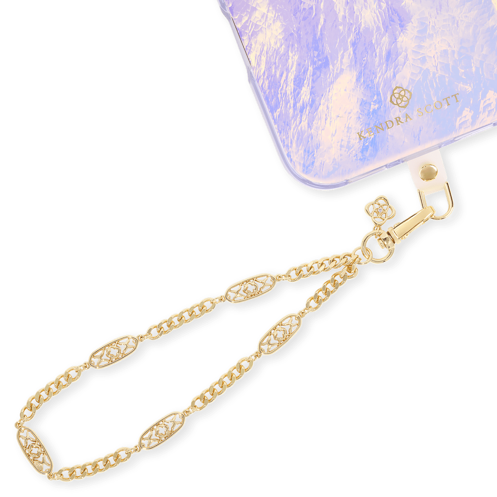 Wholesale cell phone accessory Kendra Scott - Anchor Card Phone Wristlet - Iconic Filigree