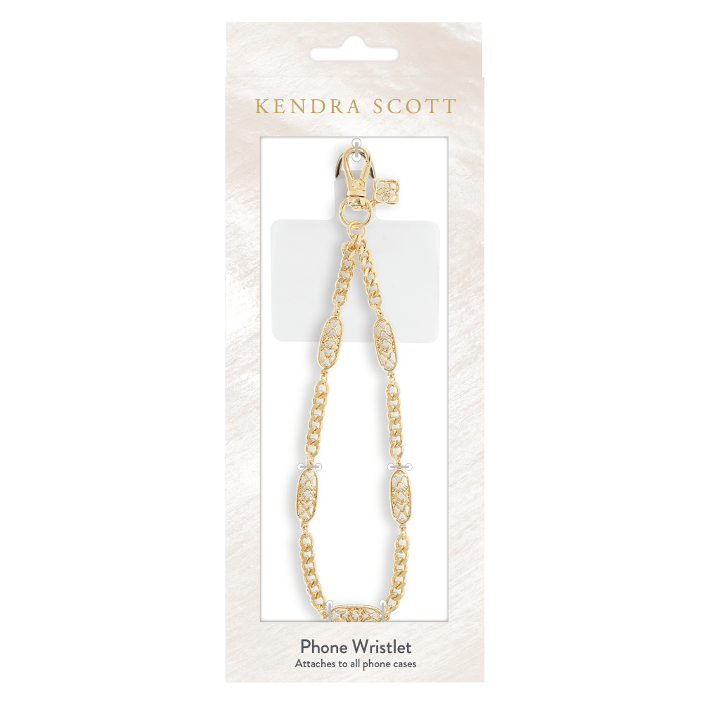 Wholesale cell phone accessory Kendra Scott - Anchor Card Phone Wristlet - Iconic Filigree