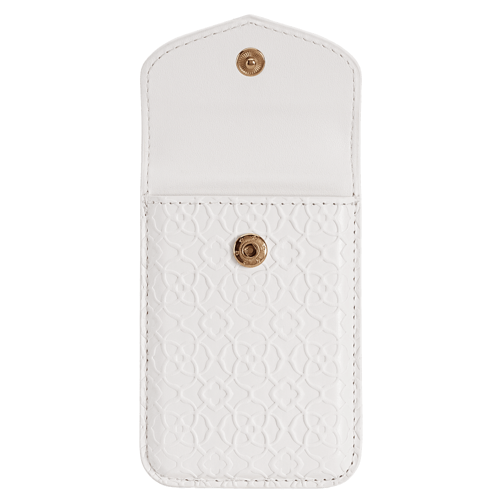 Wholesale cell phone accessory Kendra Scott - Magnetic MagSafe Snap Wallet - Ivory
