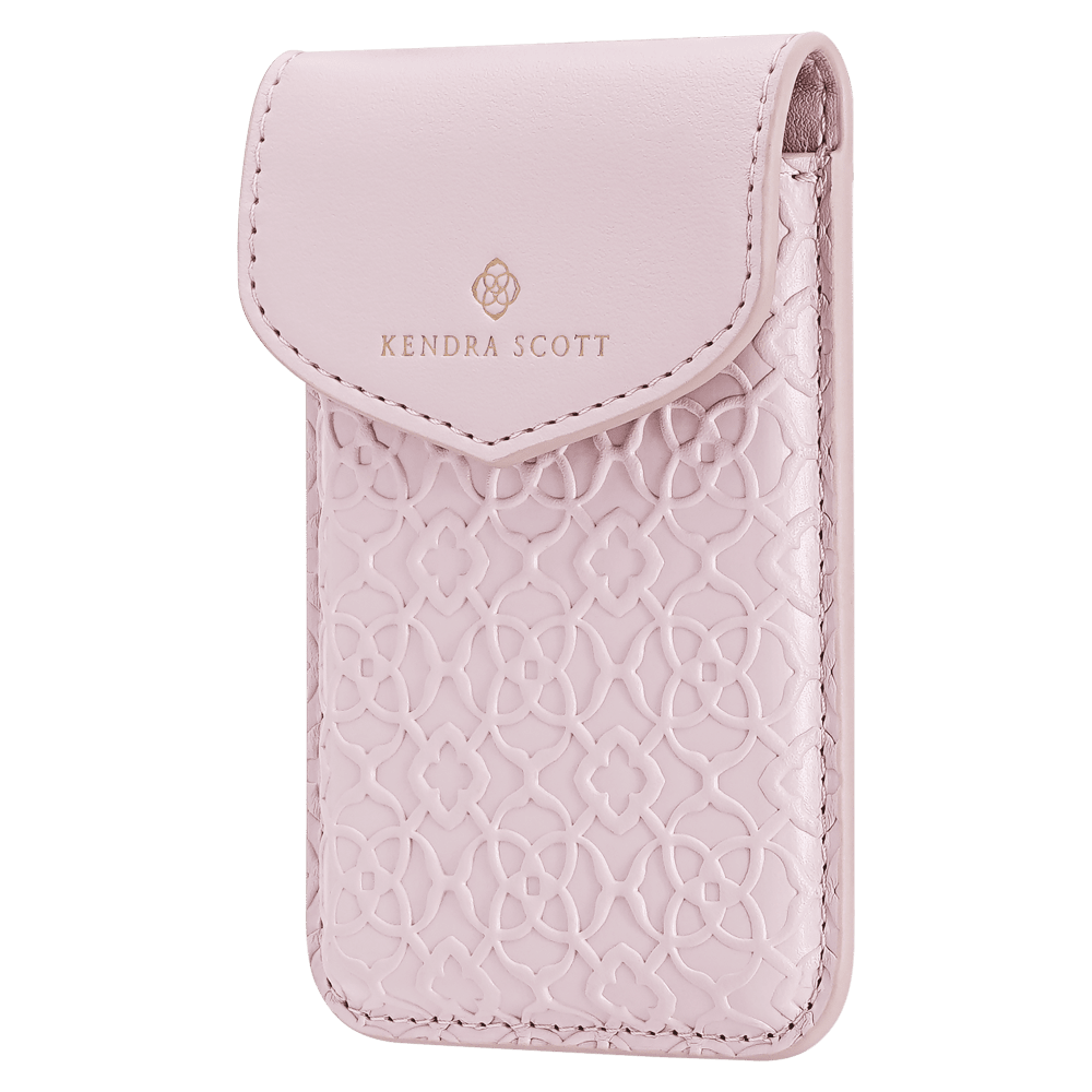 Wholesale cell phone accessory Kendra Scott - Magnetic MagSafe Snap Wallet - Pink