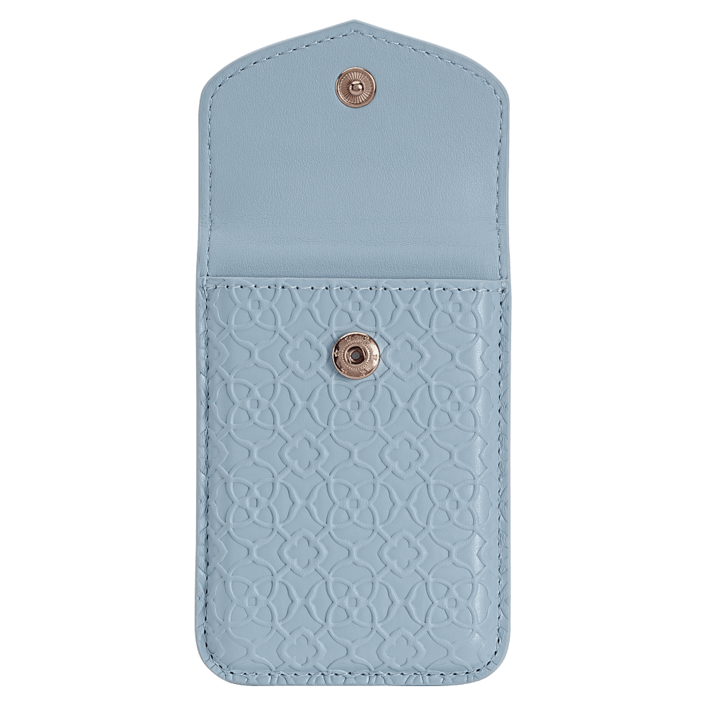 Wholesale cell phone accessory Kendra Scott - Magnetic MagSafe Snap Wallet - Blue
