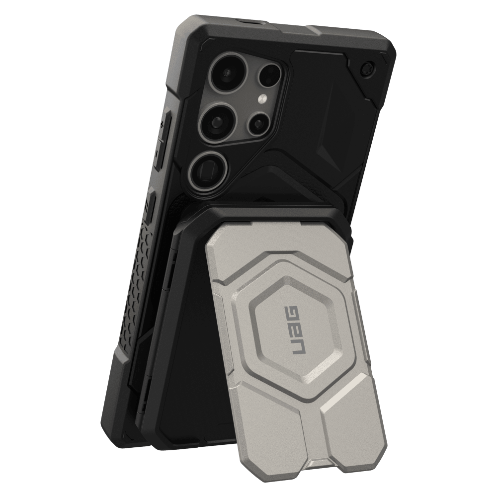 Wholesale cell phone accessory Urban Armor Gear (UAG) - Magnetic Wallet With Stand - Black