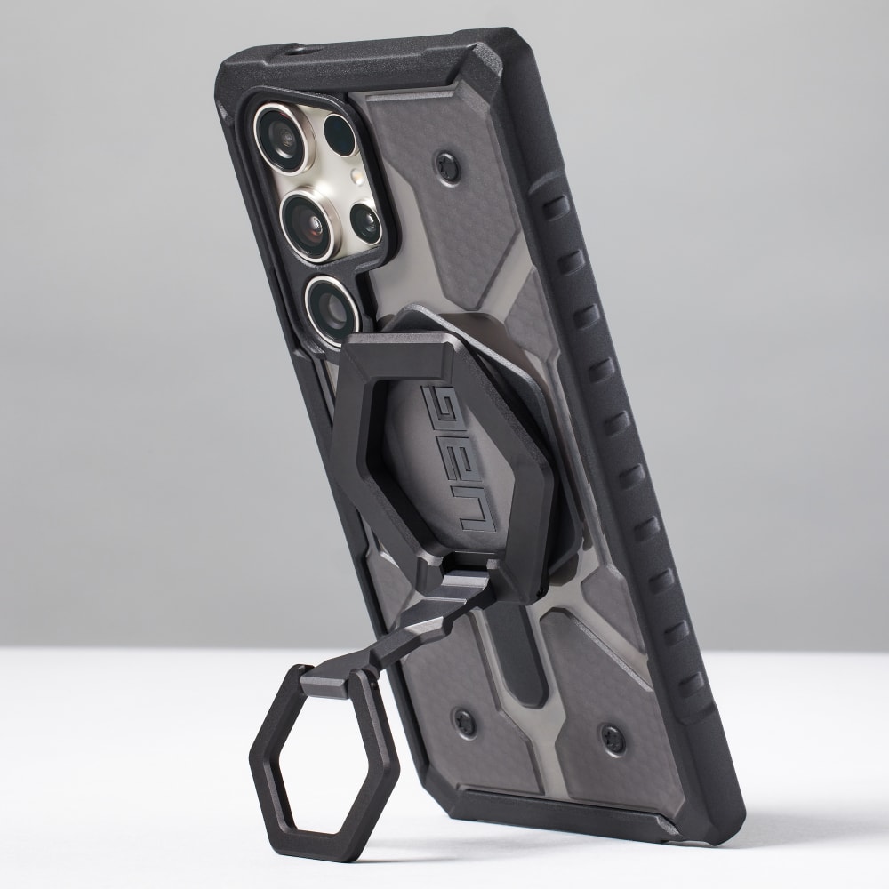 Wholesale cell phone accessory Urban Armor Gear (UAG) - Magnetic Ring Stand - Black and Silver