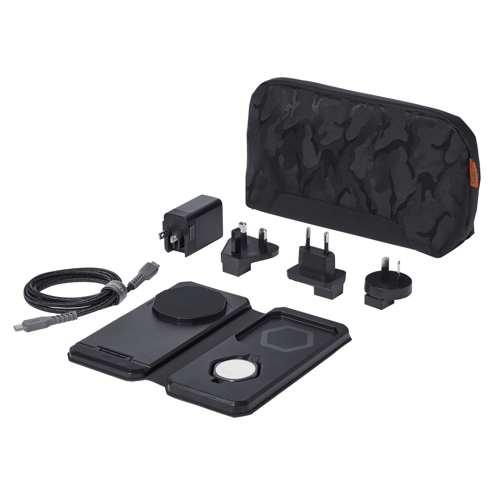 Wholesale cell phone accessory Urban Armor Gear (UAG) - SRGE 3-in-1 Travel Wireless Charger