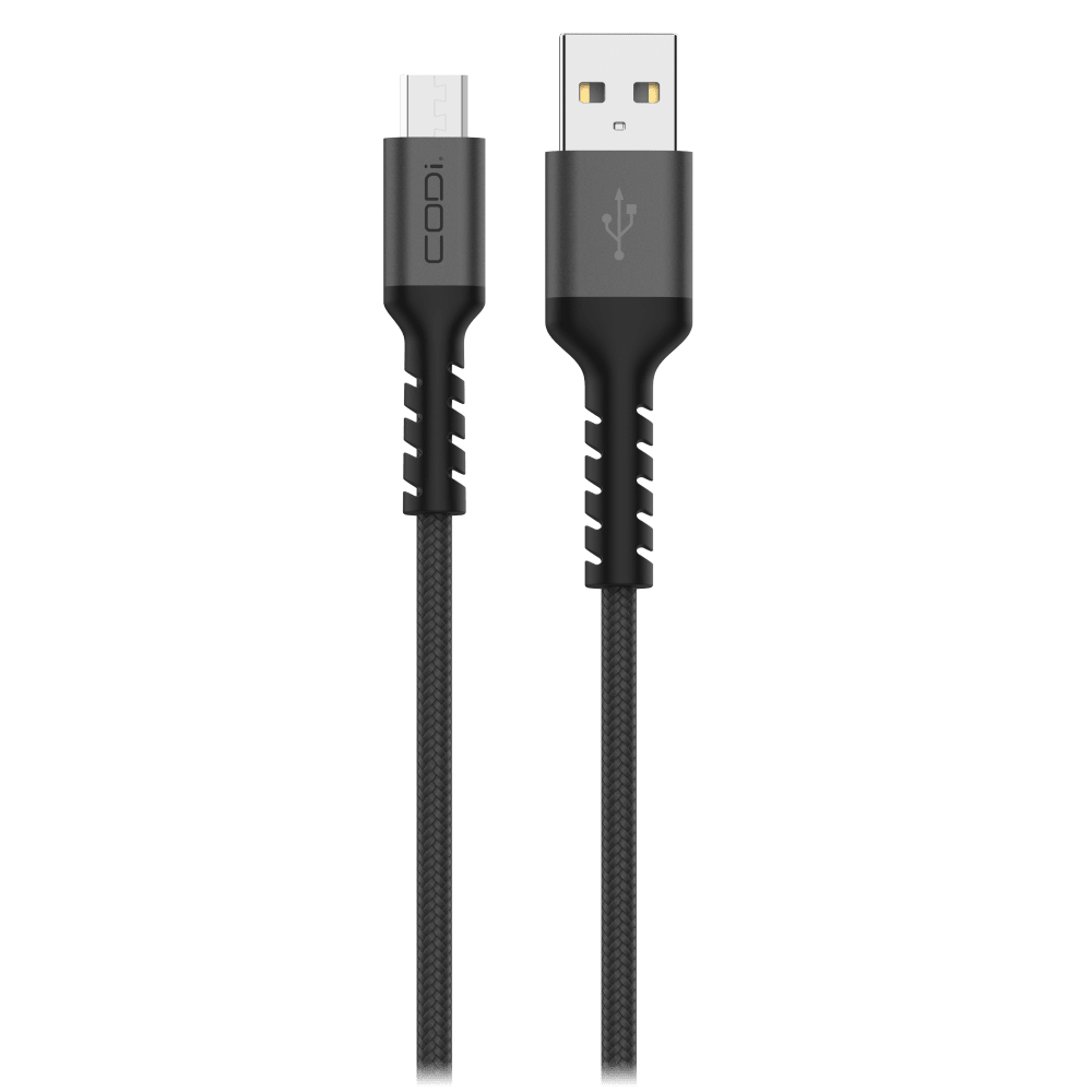 Wholesale cell phone accessory CODi - Braided Nylon Charge USB A to USB C Charge / Sync Cable