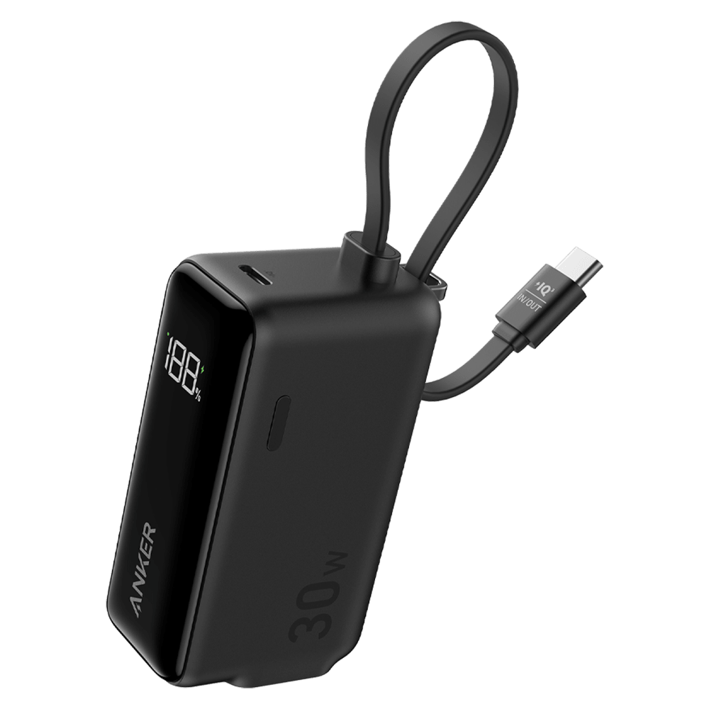 Wholesale cell phone accessory Anker - Power Bank 5,000 mAh 22.5W with Built in USB C Cable