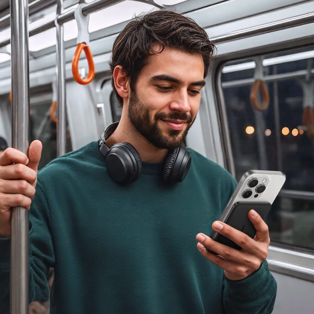 Wholesale cell phone accessory Anker - Nano Slim Power Bank 5,000 mAh - Black