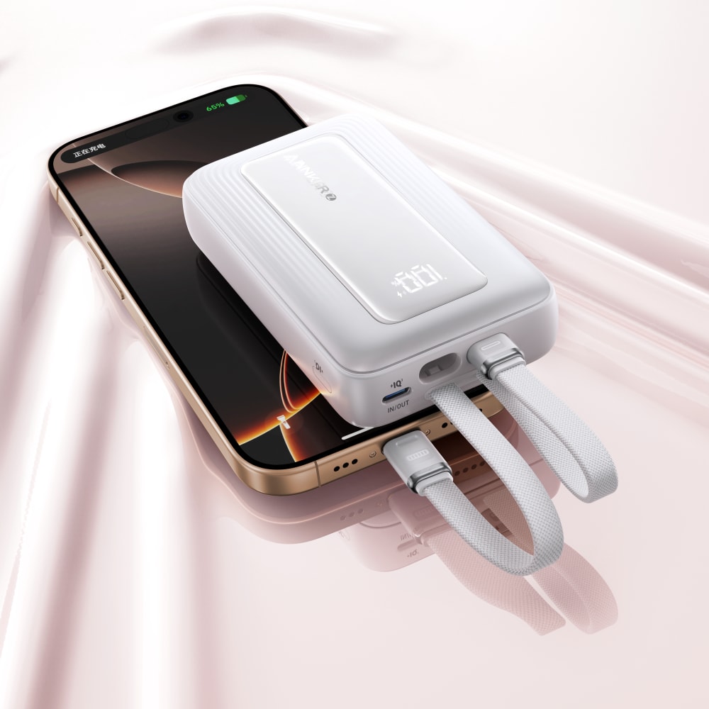 Wholesale cell phone accessory Anker - Power Bank with Built-In USB C and Apple Lightning Cable