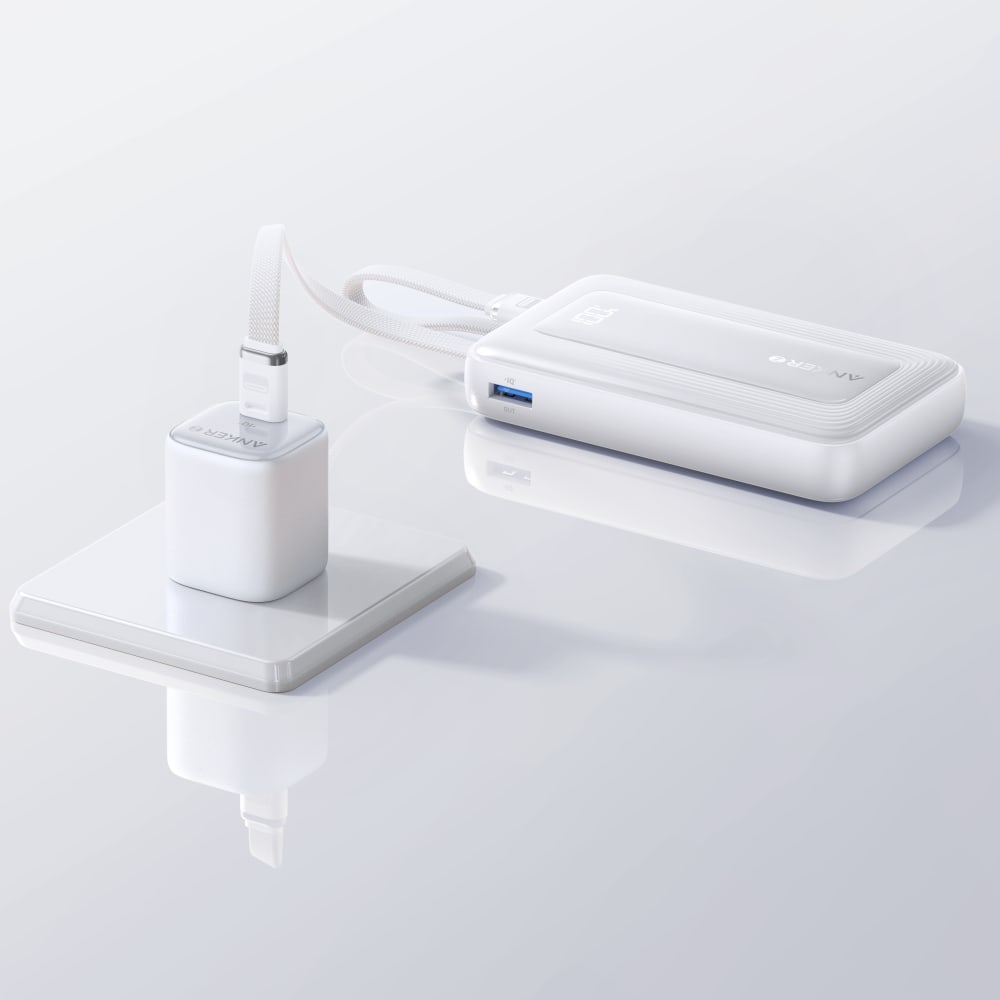 Wholesale cell phone accessory Anker - Power Bank with Built-In USB C and Apple Lightning Cable