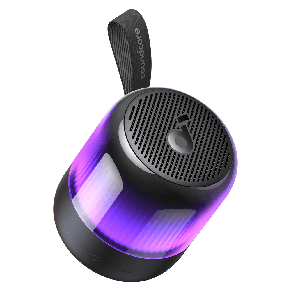 Wholesale cell phone accessory Soundcore - Glow Mini Portable Bluetooth Speaker - Black