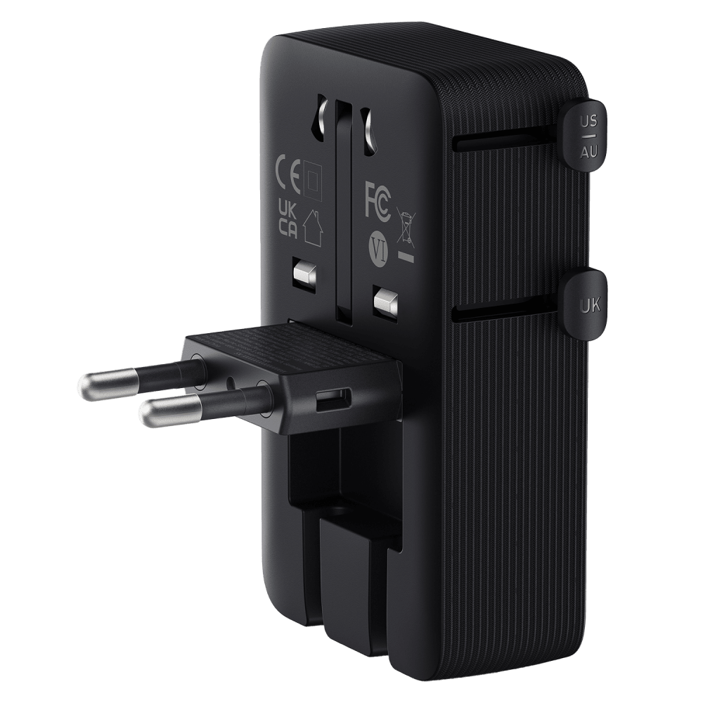 Wholesale cell phone accessory Anker - Nano 5 in 1 Travel Adapter 20W - Black
