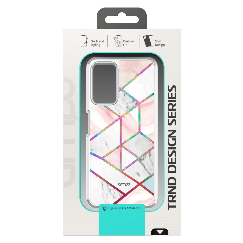 Wholesale cell phone accessory AMPD - Electrplate Dual Layer Case for Samsung Galaxy A03s -