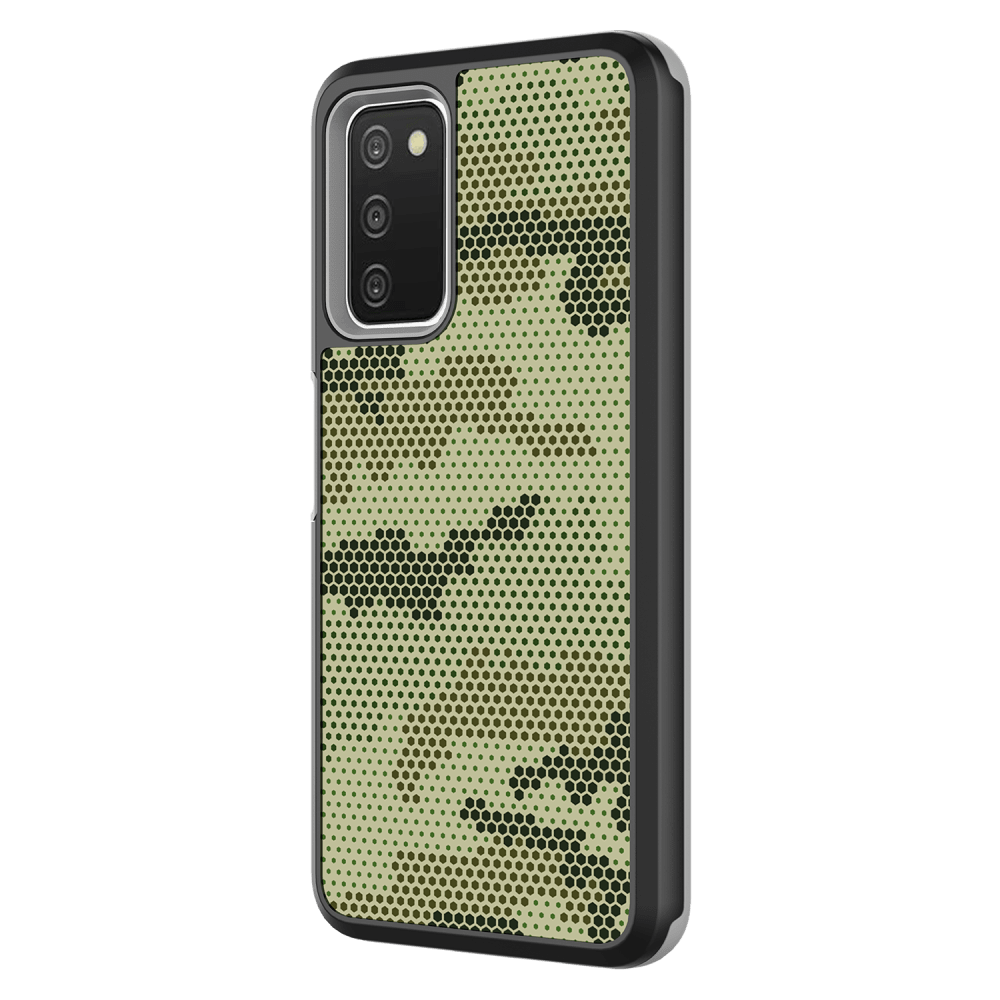 Wholesale cell phone accessory AMPD - Slim Dual Layer Case for Samsung Galaxy A03s - Camouflage