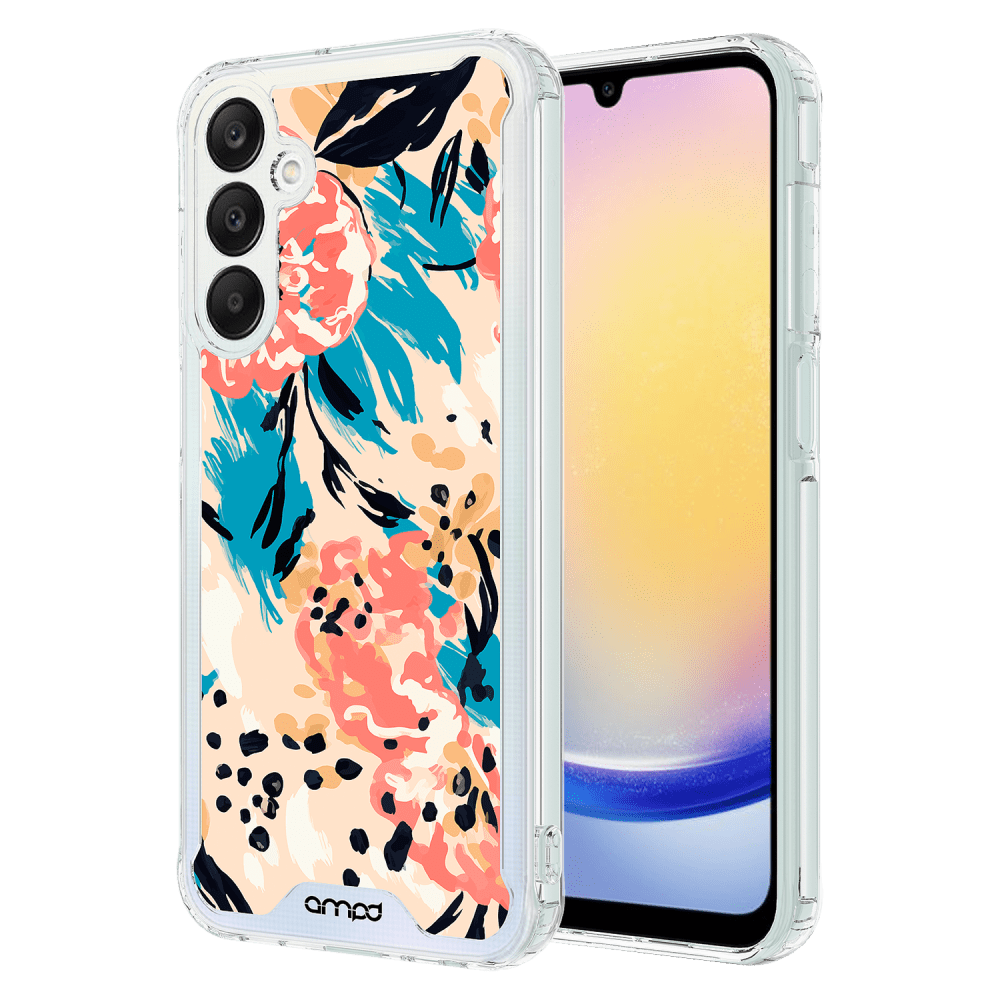 Wholesale cell phone accessory AMPD - TPU  /  Acrylic HD Print Crystal Clear Case for Samsung