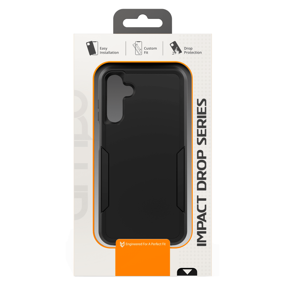 Wholesale cell phone accessory AMPD - Military Drop Case for Samsung Galaxy A15 5G - Black