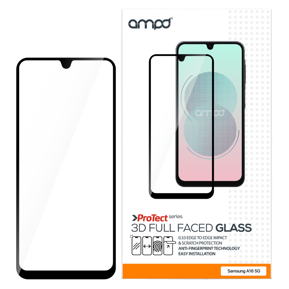 Wholesale cell phone accessory AMPD - 3D Full Faced Impact Flex Glass Screen Protector for