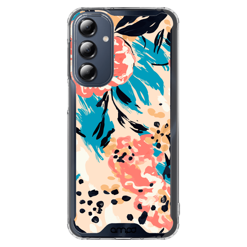 Wholesale cell phone accessory AMPD - TPU / Acrylic HD Print Crystal Clear Case for Samsung