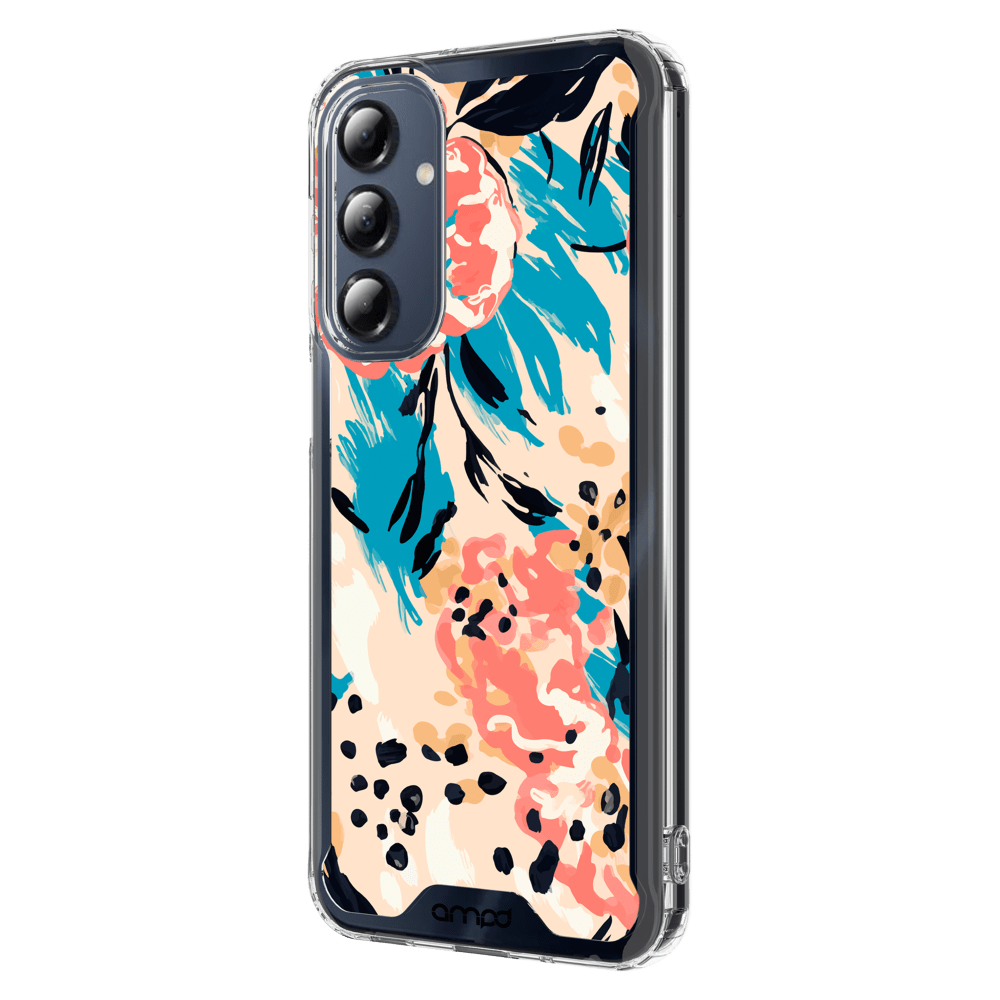 Wholesale cell phone accessory AMPD - TPU / Acrylic HD Print Crystal Clear Case for Samsung