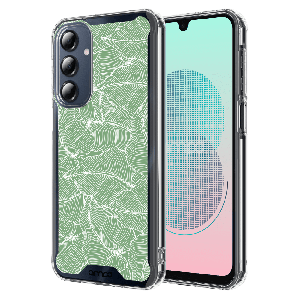 Wholesale cell phone accessory AMPD - TPU / Acrylic HD Print Crystal Clear Case for Samsung