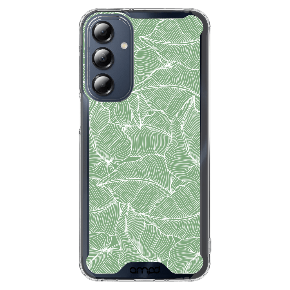 Wholesale cell phone accessory AMPD - TPU / Acrylic HD Print Crystal Clear Case for Samsung