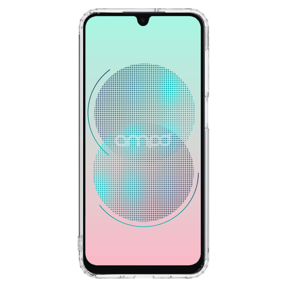 Wholesale cell phone accessory AMPD - TPU / Acrylic HD Print Crystal Clear Case for Samsung
