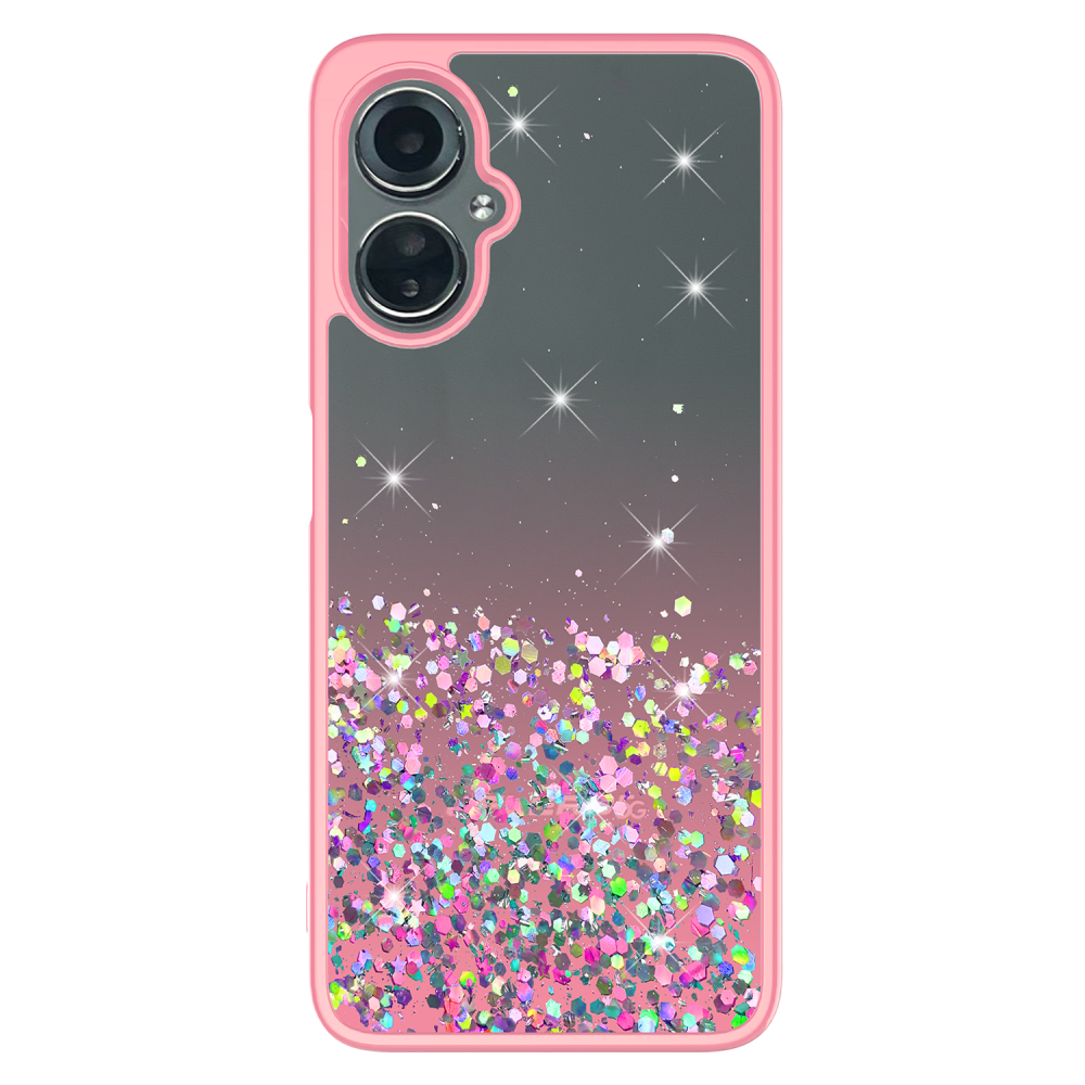 Wholesale cell phone accessory AMPD - TPU  /  Acrylic Glitter Insert Case for Celero 5G (Gen