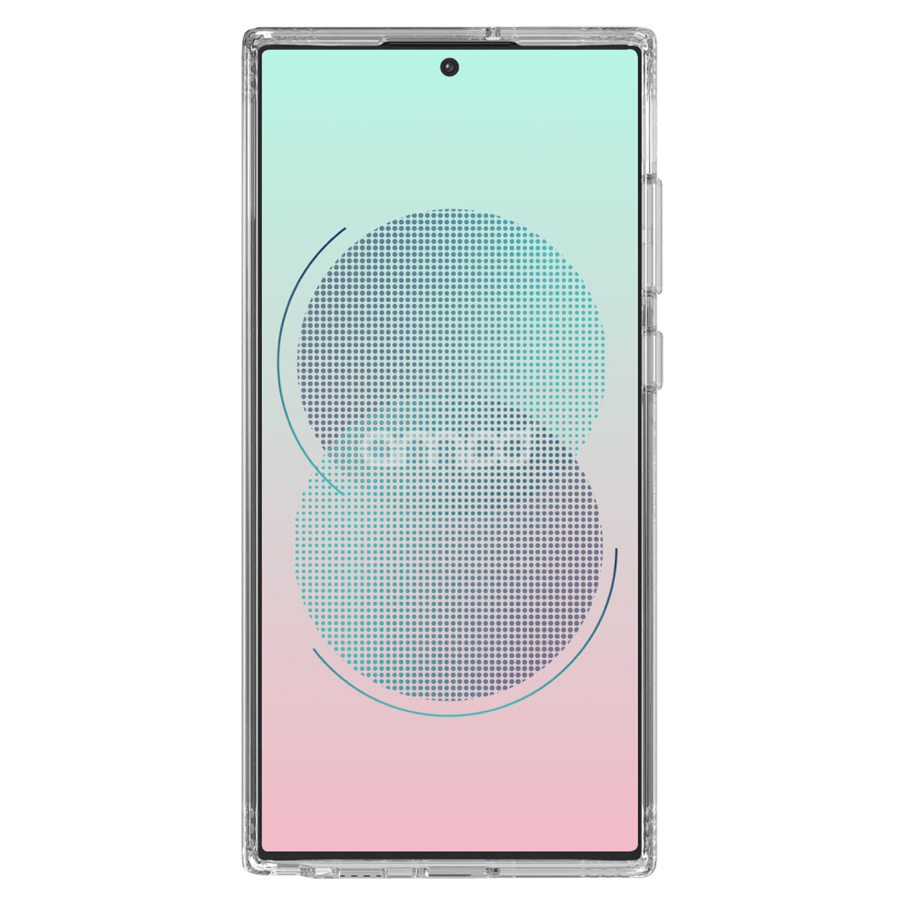 Wholesale cell phone accessory AMPD - TPU  /  Acrylic Crystal Clear MagSafe Case for Samsung