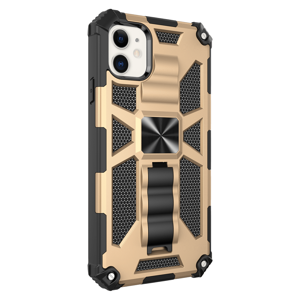 Wholesale cell phone accessory AMPD - SpiderKick Dual Layer Case for Apple iPhone 11 - Gold