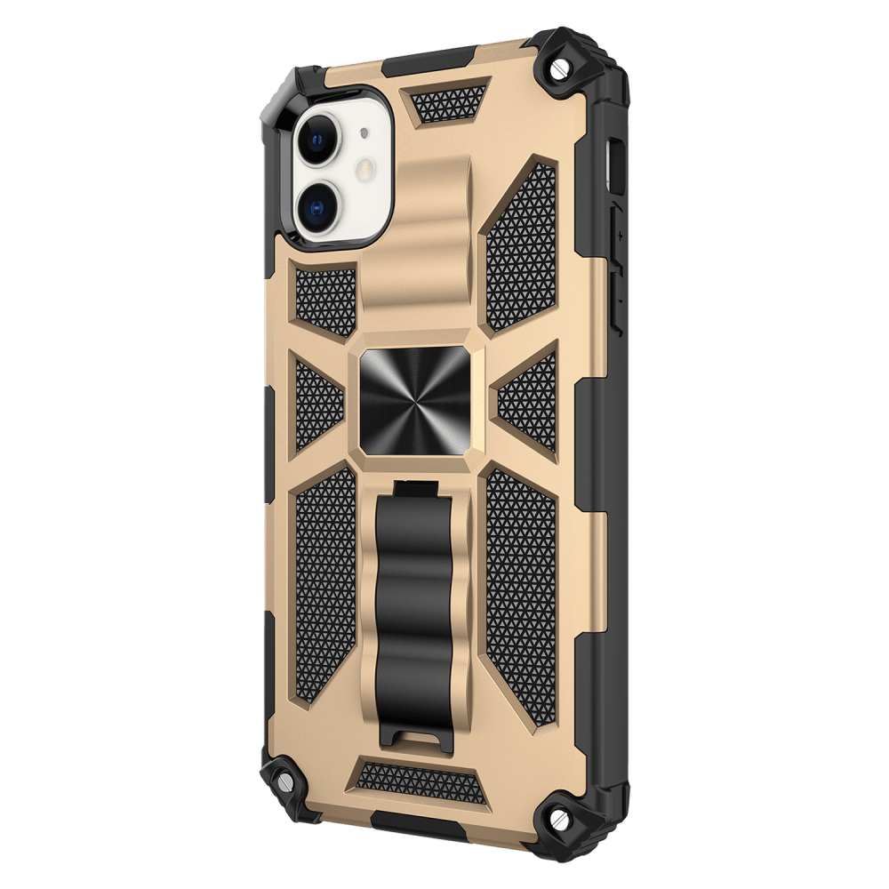 Wholesale cell phone accessory AMPD - SpiderKick Dual Layer Case for Apple iPhone 11 - Gold