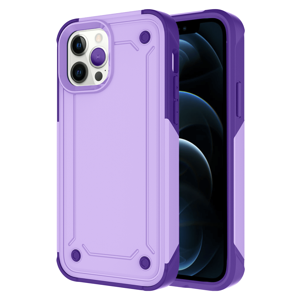 Wholesale cell phone accessory AMPD - Rugged Drop Case for Apple iPhone 12 - Purple