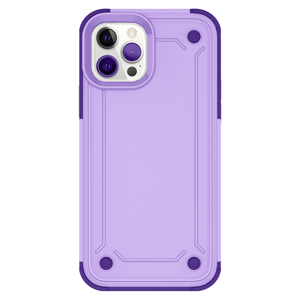 Wholesale cell phone accessory AMPD - Rugged Drop Case for Apple iPhone 12 - Purple