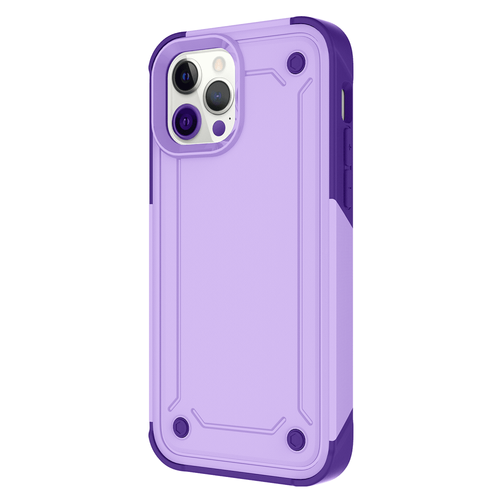 Wholesale cell phone accessory AMPD - Rugged Drop Case for Apple iPhone 12 - Purple