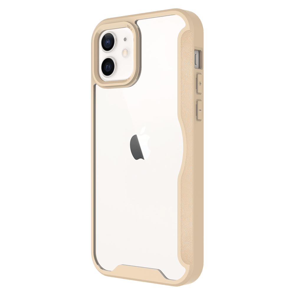 Wholesale cell phone accessory AMPD - TPU  /  Acrylic Flip Wallet Case for Apple iPhone 12 -