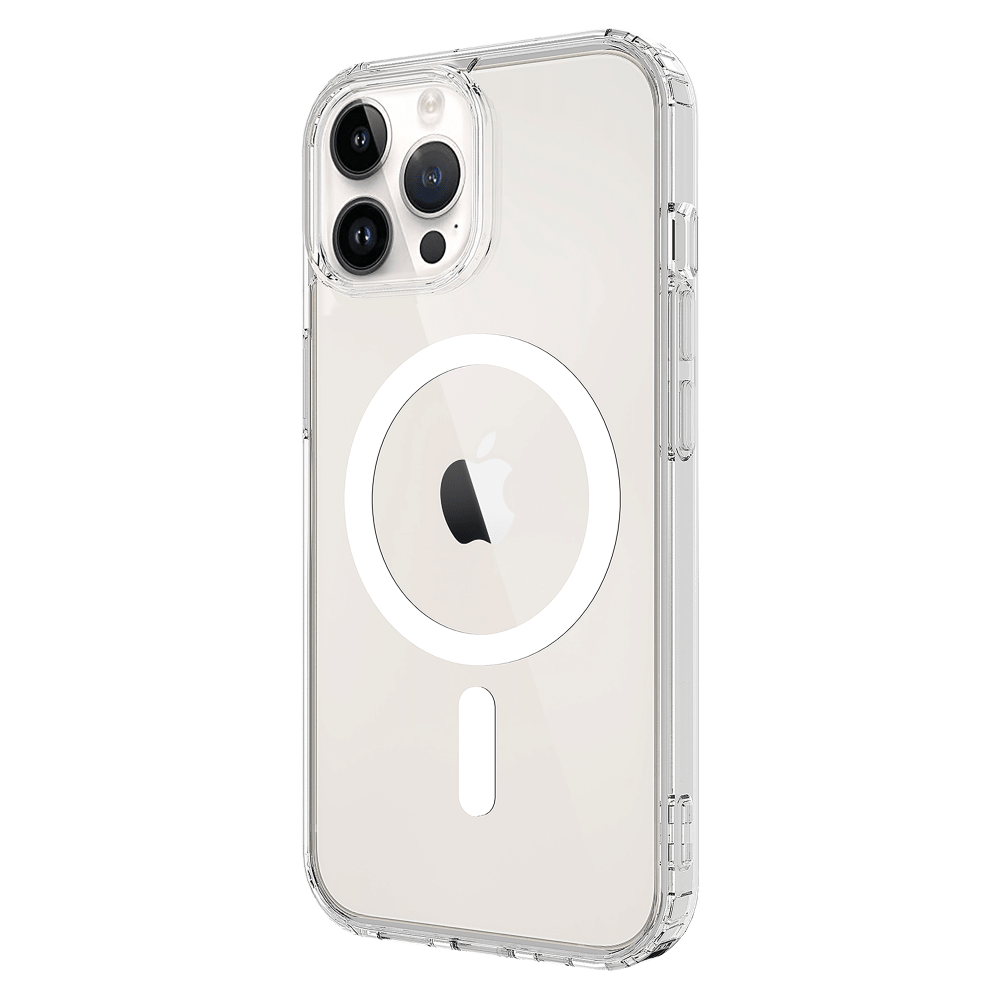 Wholesale cell phone accessory AMPD - TPU  /  Acrylic Crystal Clear MagSafe Case for Apple